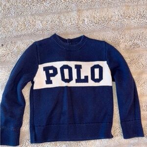 Polo Ralph Lauren Navy and White Knit